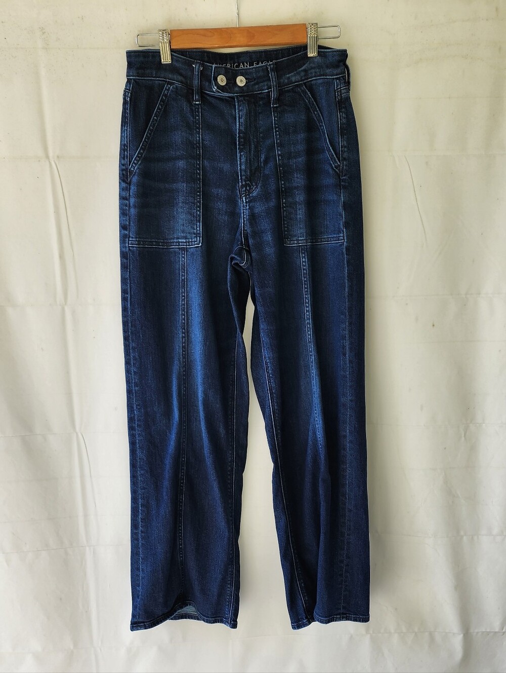 American Eagle Super High Rise Baggy Wide Leg Jeans